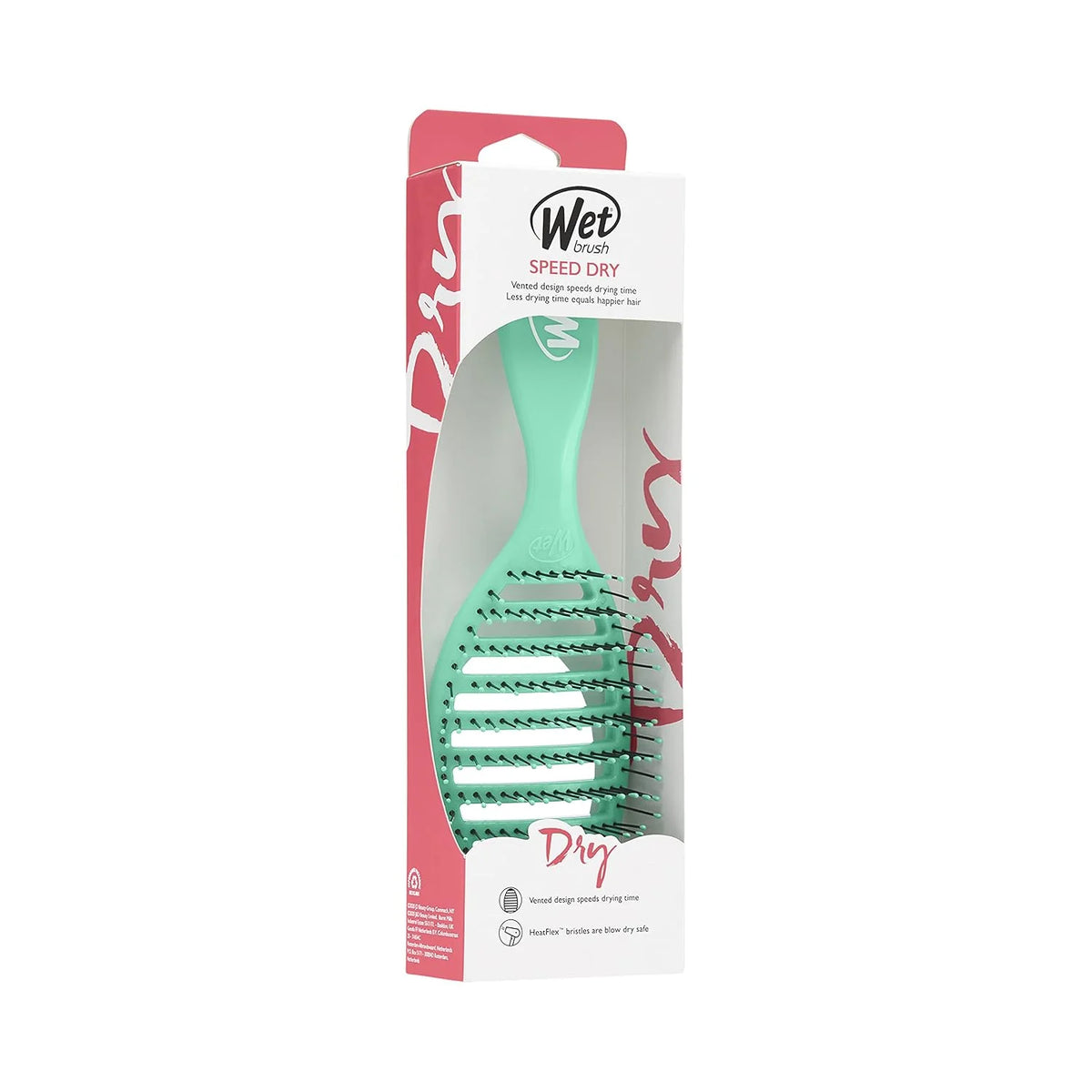 Wet Brush Speed Dry Hair Brush, Orange Crush (Summer Quencher) - Vented Design & Soft HeatFlex Bristles Are Blow Dry Safe - Ergonomic Handle Manages Tangles - Pain-Free Hair Accessories