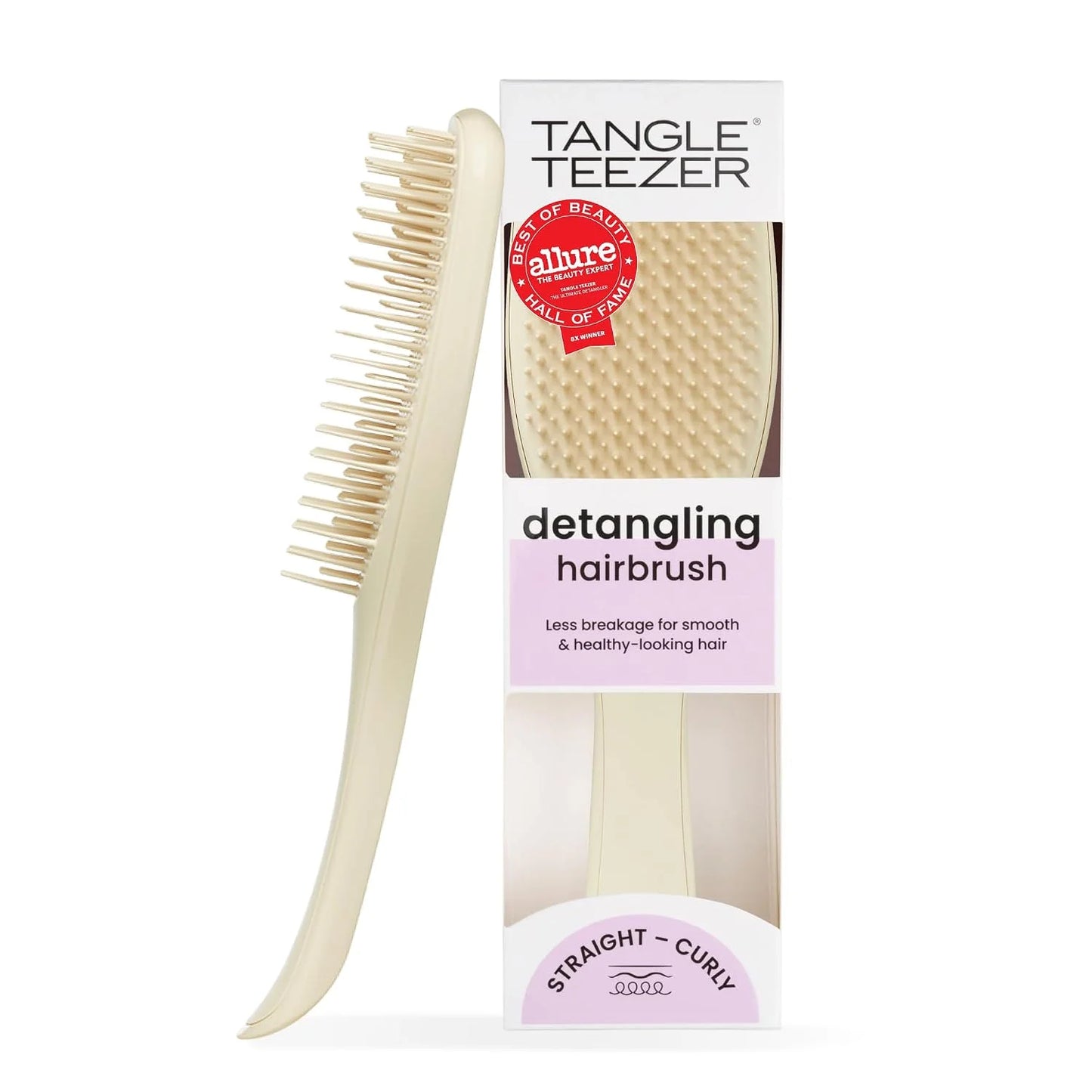 Tangle Teezer Ultimate Detangler Brush, Straight to Wavy, Millennial Pink