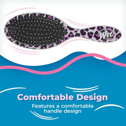 Wet Brush Original Detangler Hair Brush, Hipster Sketch, Ultra-Soft IntelliFlex Bristles, Detangling Bristles Glide Through Tangles (Wet & Dry Hair), Women & Men
