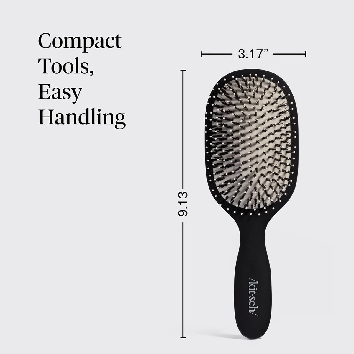 Kitsch Smooth & Polish Hair Brushes For Women and Men - Haze Blue