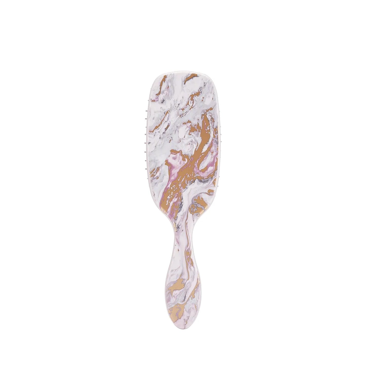 Wet Brush Marble Bronze Shine Enhancer Paddle Brush - Detangler with Ultra Soft Bristles, Infused With Natural Argan Oil, Shiny & Smooth Hair, Wet or Dry, All Hair Types