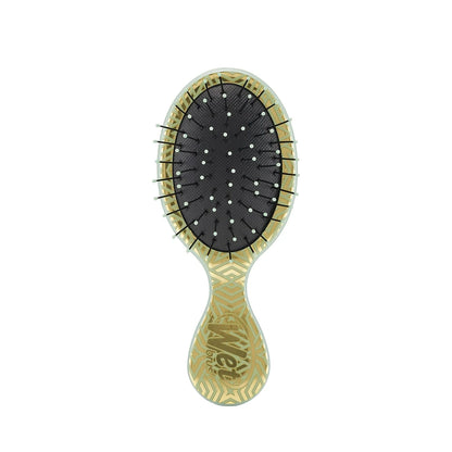 Wet Brush Mini Detangler Hair Brush - Jade Geo, Detangling Travel Hairbrush, Ultra-Soft IntelliFlex Bristles Glide Through Tangles with Ease, Pain-Free, All Hair Types