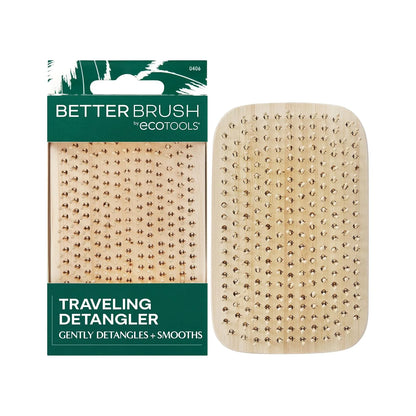 EcoTools Slick Back Hairbrush, Small Brush for Ponytail or Bun, 1 Count