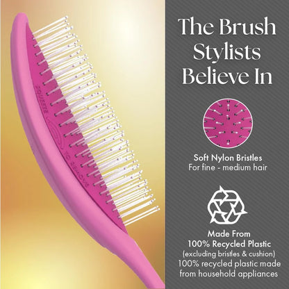 Olivia Garden Aurora Detangler Brush for Wet and Dry Fine to Medium Hair - Detangling Brush for Women, Men, Kids