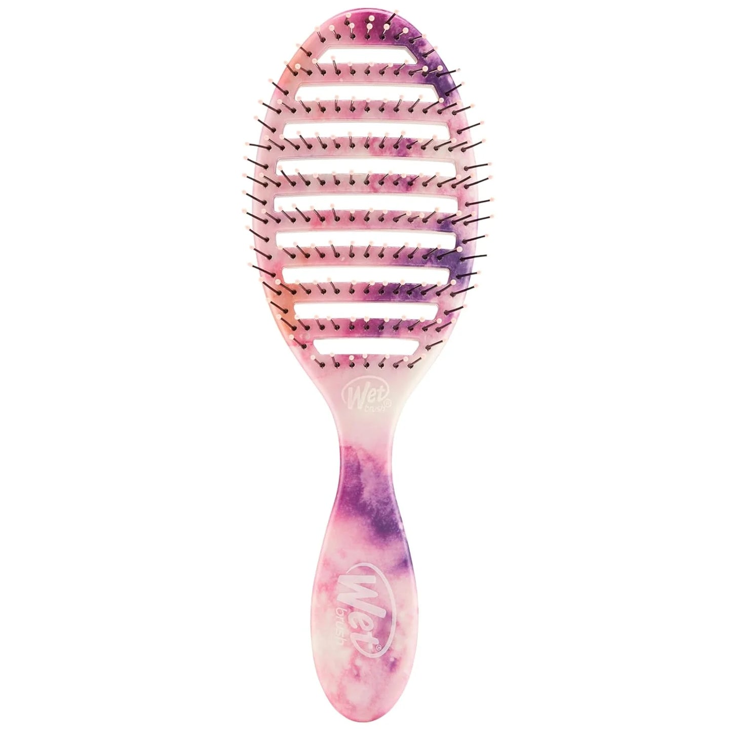 Wet Brush Speed Dry Hair Brush, Orange Crush (Summer Quencher) - Vented Design & Soft HeatFlex Bristles Are Blow Dry Safe - Ergonomic Handle Manages Tangles - Pain-Free Hair Accessories