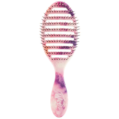 Wet Brush Speed Dry Hair Brush, Orange Crush (Summer Quencher) - Vented Design & Soft HeatFlex Bristles Are Blow Dry Safe - Ergonomic Handle Manages Tangles - Pain-Free Hair Accessories