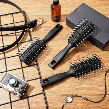 Patelai 3 Pcs Vent Hair Brush for Women Detangling Anti Static,Black
