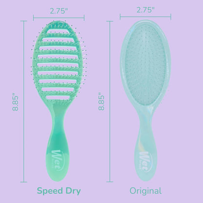 Wet Brush Speed Dry Hair Brush, Orange Crush (Summer Quencher) - Vented Design & Soft HeatFlex Bristles Are Blow Dry Safe - Ergonomic Handle Manages Tangles - Pain-Free Hair Accessories