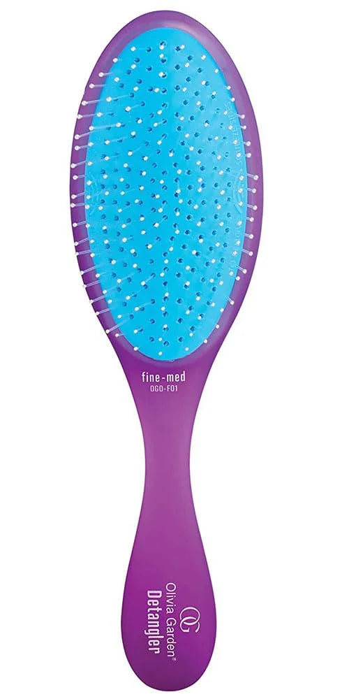 Olivia Garden Aurora Detangler Brush for Wet and Dry Fine to Medium Hair - Detangling Brush for Women, Men, Kids