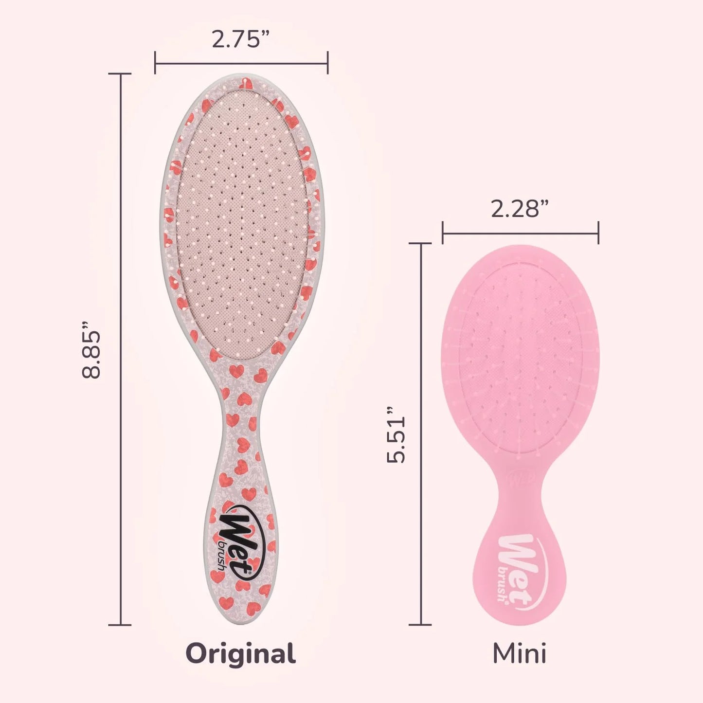 Wet Brush Original Detangling Hair Brush, Hello Disney Daisy Duck - Ultra-Soft IntelliFlex Bristles - Detangler Brush Glide Through Tangles With Ease For All - For Women, Men, Wet & Dry Hair