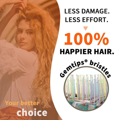 Detangling Wet Hair Brush for Thin or Straight Hair Wet or Dry,Star
