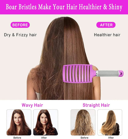 Detangling Brush for Women & Kids, Wet & Dry Hair, All Hair Types