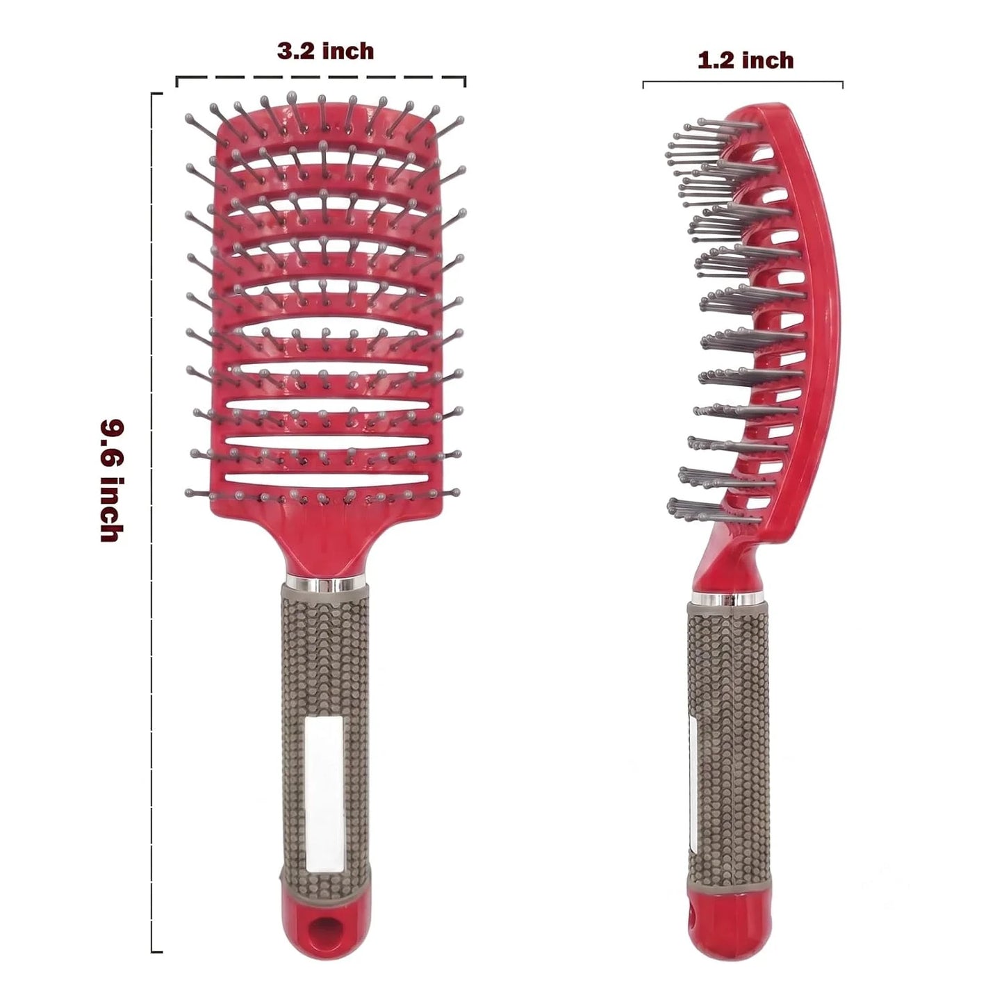 Curved Vented Hair Brush,Detangler Brush Faster Blow Drying for Women, Men