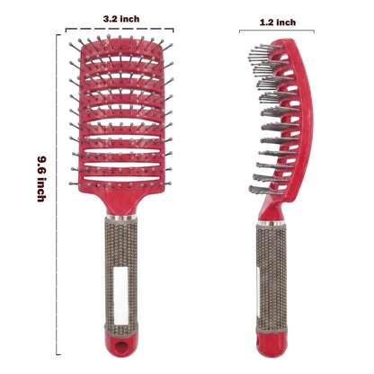 Curved Vented Hair Brush,Detangler Brush Faster Blow Drying for Women, Men