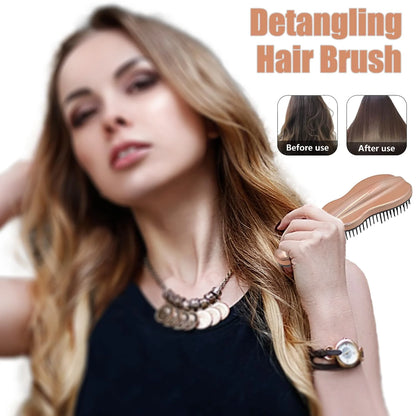 WYNK Detangling Hairbrush Detangler 2 Pack for Adults & Kids, Iridescent