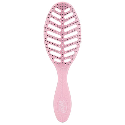 Wet Brush Go Green Speed Dry Hair Brush, Green - Vented Design & Ultra Soft HeatFlex Bristles - Ergonomic Handle Manages Tangle & Uncontrollable Hair - Pain-Free Hair Accessories