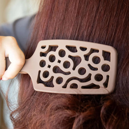 FRAMAR Professional Vented Hair Brush, Curved Hair Brush For Blow Drying