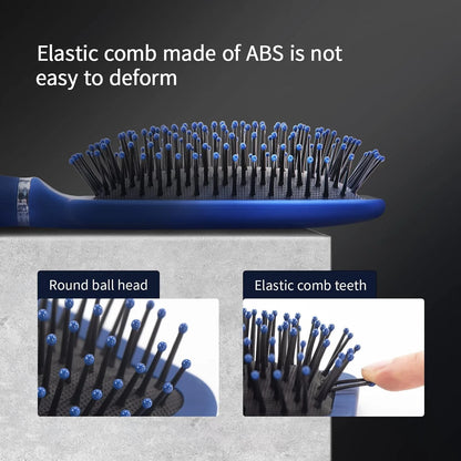 Purple Square Paddle Hair Brush for Women Men's Thin,Short,Thick,Long Hair