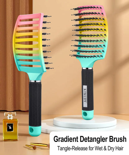 Detangling Brush for Women & Kids, Wet & Dry Hair, All Hair Types