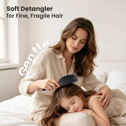 AIMIKE Spiral Hairbrush for Fine Hair, Wet Detangler Brush for Women & Kids