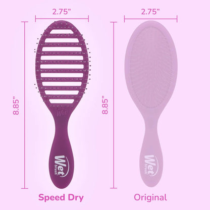 Wet Brush Speed Dry Hair Brush, Orange Crush (Summer Quencher) - Vented Design & Soft HeatFlex Bristles Are Blow Dry Safe - Ergonomic Handle Manages Tangles - Pain-Free Hair Accessories