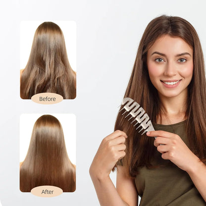 Detangler Hairbrush, Soft Bristle Detangling Brush,Quick Smoothing(Natural)