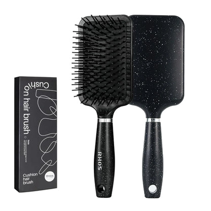 Purple Square Paddle Hair Brush for Women Men's Thin,Short,Thick,Long Hair