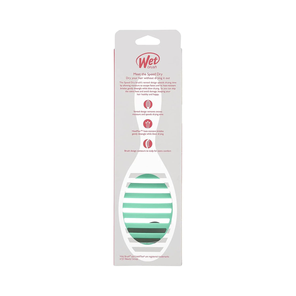 Wet Brush Speed Dry Hair Brush, Orange Crush (Summer Quencher) - Vented Design & Soft HeatFlex Bristles Are Blow Dry Safe - Ergonomic Handle Manages Tangles - Pain-Free Hair Accessories