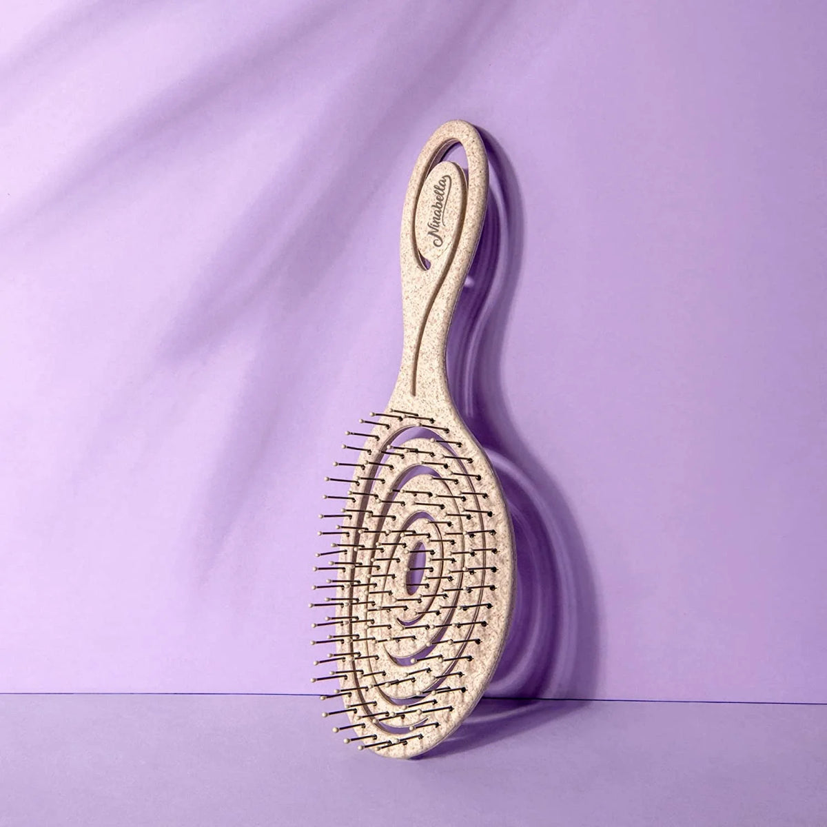 Ninabella Detangler Brush - No Tangle Hair Brush for Women, Fine, Thick and Long Hair - Hairbrush for Wet and Dry Hair, Gentle on the Scalp - Light Blue