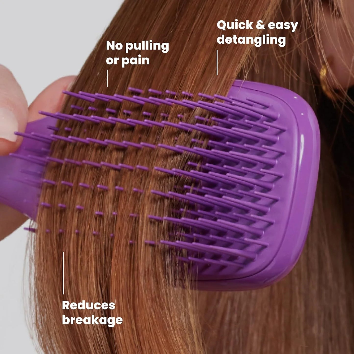 Tangle Teezer Ultimate Detangler Brush, Straight to Wavy, Millennial Pink