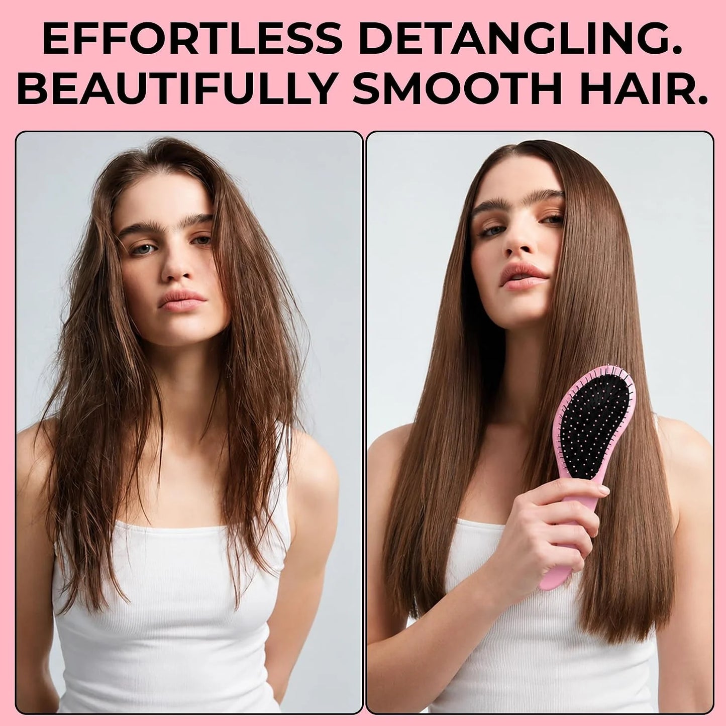 Mini Wet Brush, Travel Detangler Brush for Wet or Dry Hair, Brush for Women