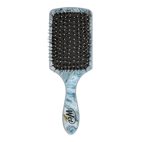 Wet Brush Paddle Shine Enhancer with Argan Oil, Distressed Wood - Ultra-Soft IntelliFlex Detangling Bristles with Boar Bristles For A Smooth & Shiny Finish - Pain-Free Hair Brush For Women & Men