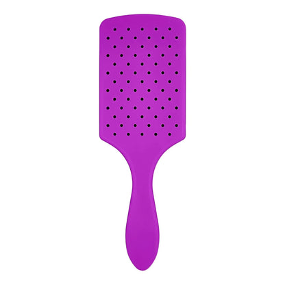 Wet Brush Refresh and Extend Paddle Detangler, Black, Detangling Brush with Infused Charcoal Ultra-Soft IntelliFlex Bristles For All Hair Types, Removes Dirt, Excess Oils & Impurities