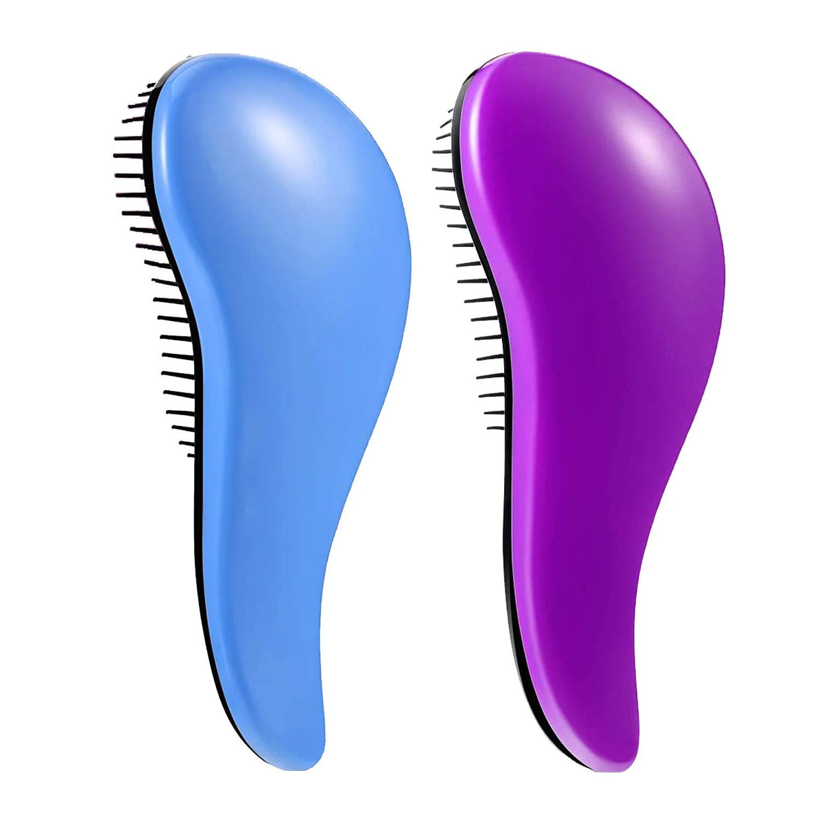 WYNK Detangling Hairbrush Detangler 2 Pack for Adults & Kids, Iridescent