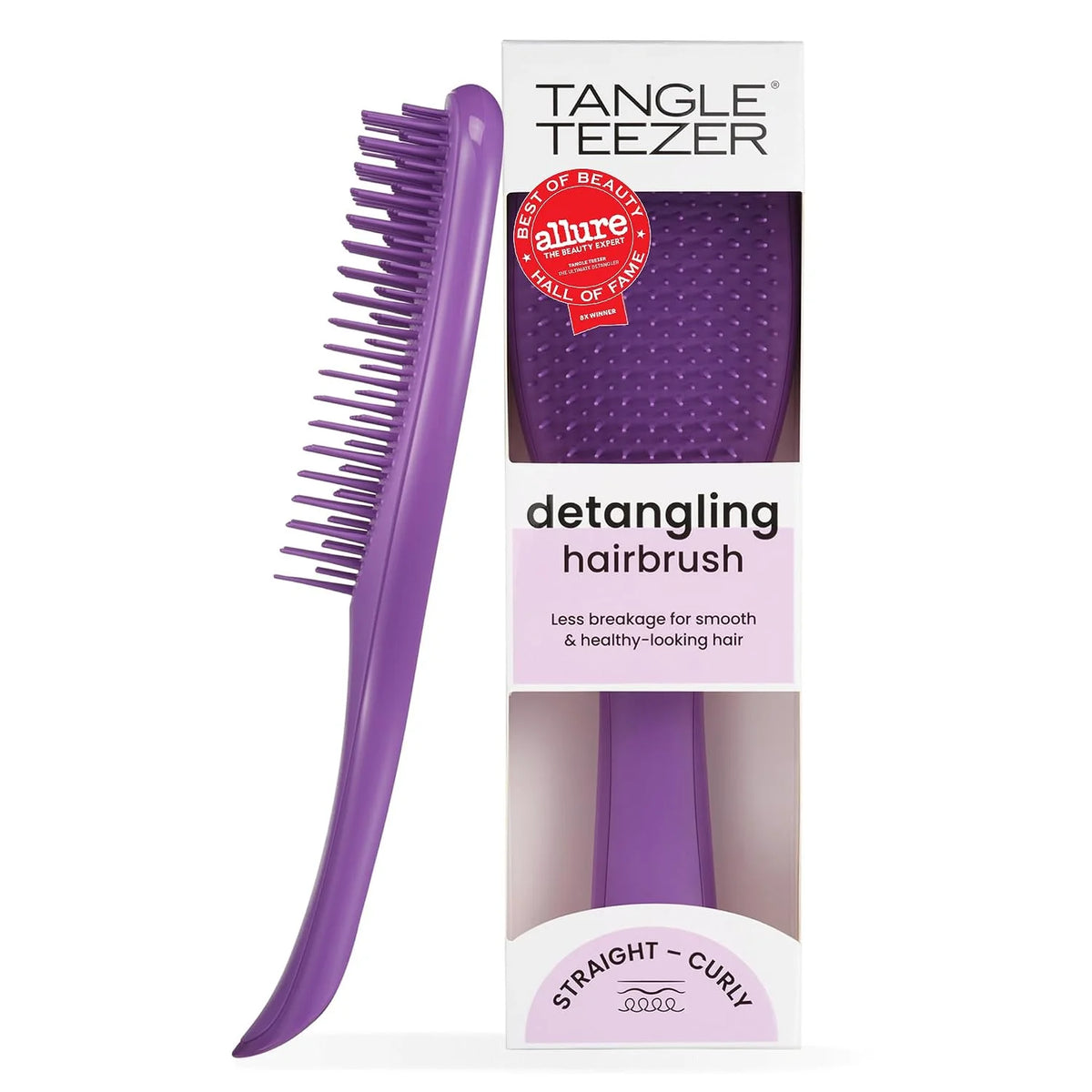 Tangle Teezer Ultimate Detangler Brush, Straight to Wavy, Millennial Pink