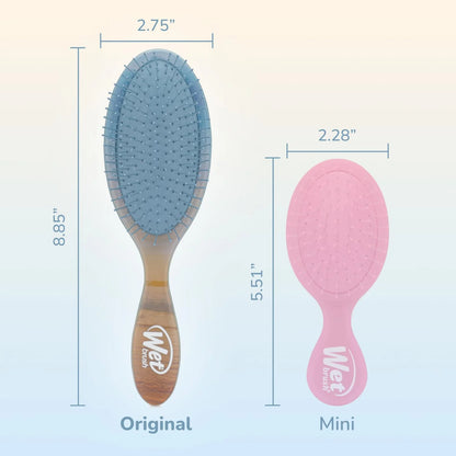 Wet Brush Original Detangler Hair Brush, Hipster Sketch, Ultra-Soft IntelliFlex Bristles, Detangling Bristles Glide Through Tangles (Wet & Dry Hair), Women & Men