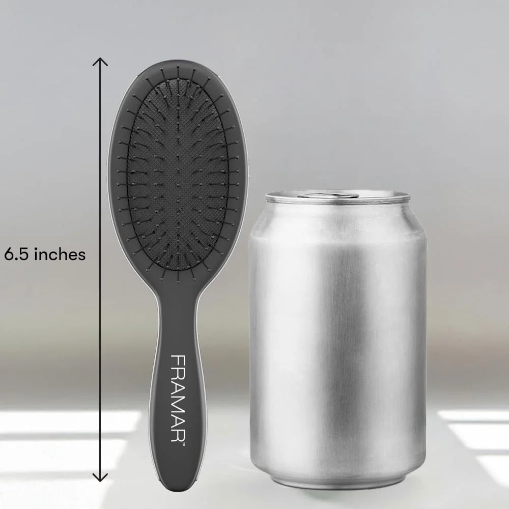 FRAMAR Checkered Hair Brush Detangler, Wet Hair Brushes For Women – Pink