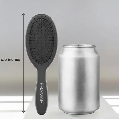 FRAMAR Checkered Hair Brush Detangler, Wet Hair Brushes For Women – Pink