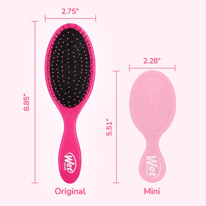 Wet Brush Original Detangler Hair Brush, Purple, For All Hair Textures