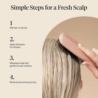Kitsch Scalp Renewal Brush - Hairbrush Scalp Massager - Haze Blue