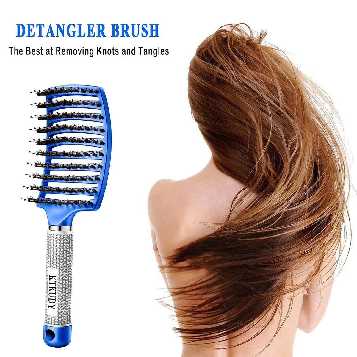 Detangling Brush for Women & Kids, Wet & Dry Hair, All Hair Types