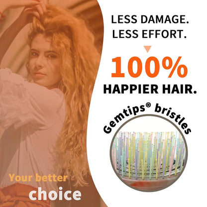 Detangling Wet Hair Brush for Thin or Straight Hair Wet or Dry,Star