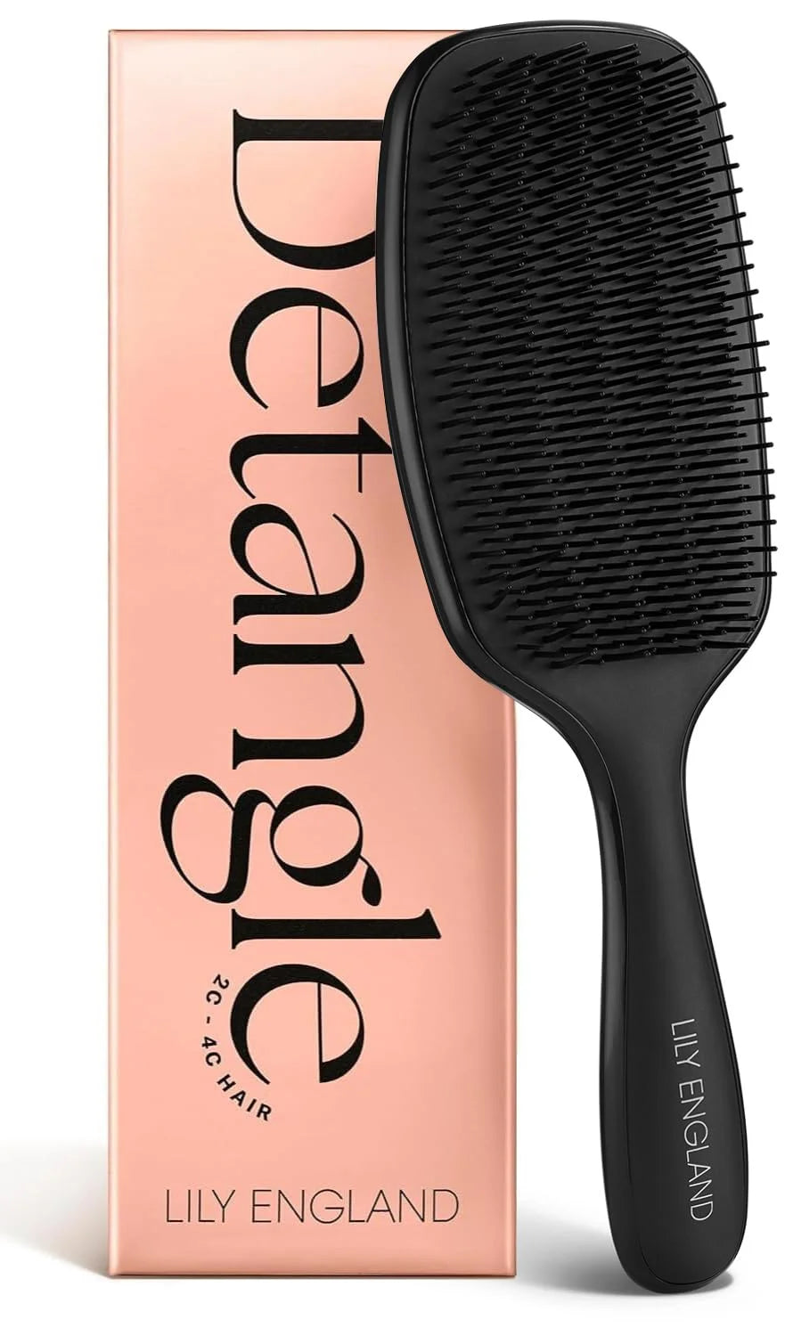 Lily England Detangler Hair Brush for Women for Curly Wet & Dry, Purple