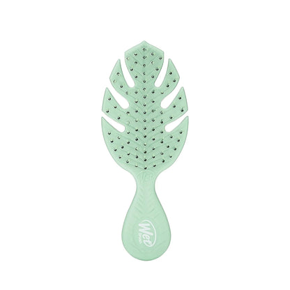 Wet Brush Go Green Mini Detangler, Purple - Detangling Travel Hair Brush - Ultra-Soft IntelliFlex Bristles Glide Through Tangles & Gently Loosens Knots While Minimizing Pain, Split Ends & Breakage