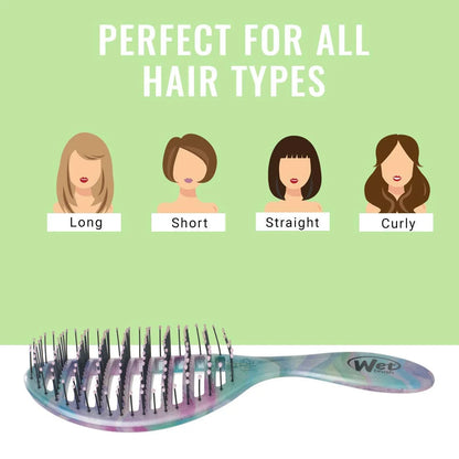 Wet Brush Speed Dry Hair Brush - Waves - Vented Design and Ultra Soft HeatFlex Bristles Are Blow Dry Safe With Ergonomic Handle Manages Tangle and Uncontrollable Hair - Pain-Free