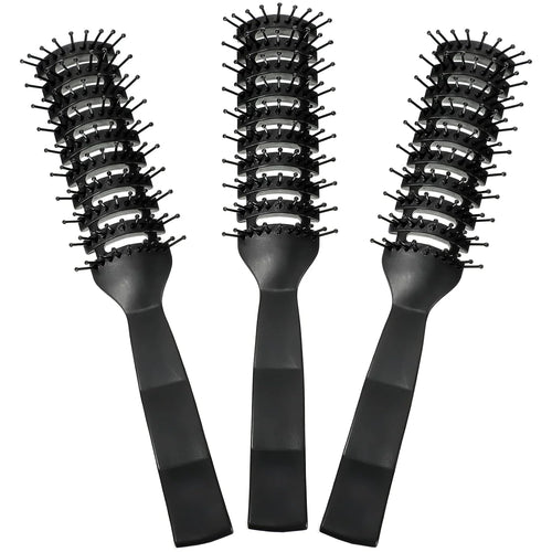Patelai 3 Pcs Vent Hair Brush for Women Detangling Anti Static,Black