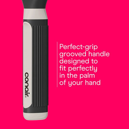 Conair Grip & Lift Vent Hairbrush, Full-Size and Mid-Size Brush Set, Nylon Bristle Hair Brushes for Blowout Styling, Value Pack, Color May Vary