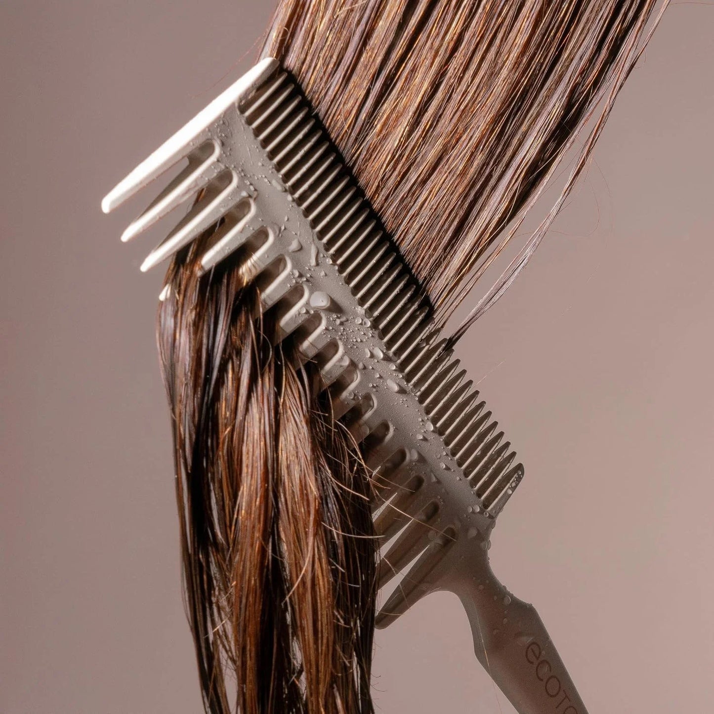 EcoTools Slick Back Hairbrush, Small Brush for Ponytail or Bun, 1 Count