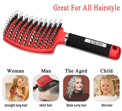 Detangling Brush for Women & Kids, Wet & Dry Hair, All Hair Types