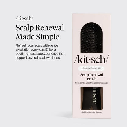 Kitsch Scalp Renewal Brush - Hairbrush Scalp Massager - Haze Blue